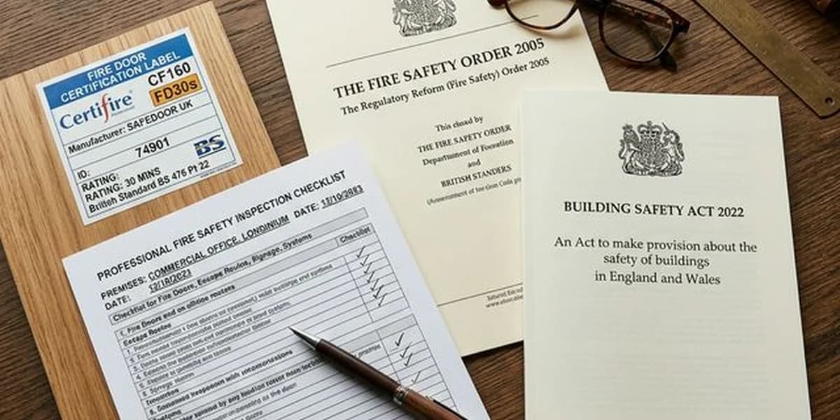 Fire door inspection regulations UK guide — legislation documents and fire door