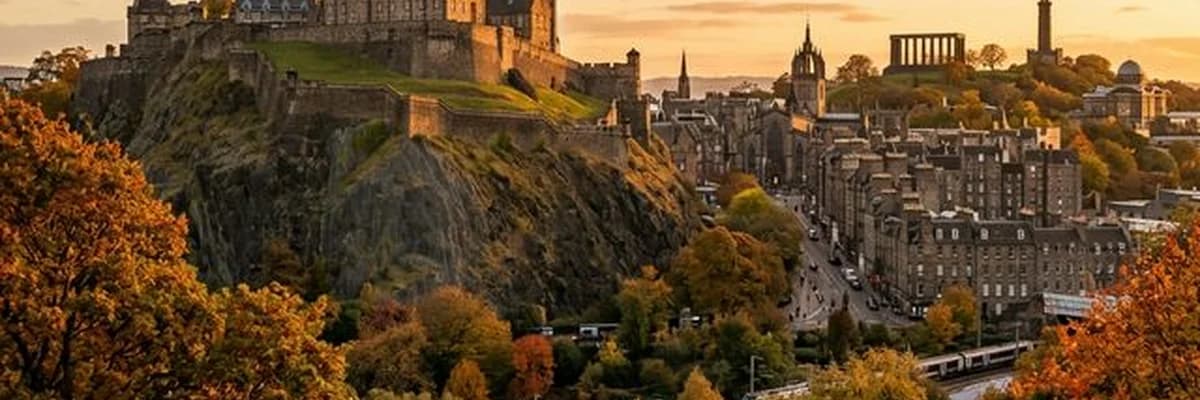 Fire door inspection services in Scotland — Edinburgh Castle and city skyline
