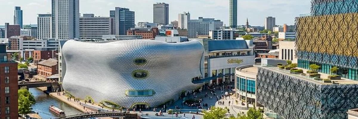 Fire door inspection services in West Midlands — Birmingham skyline